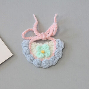 Small/Medium plush crochet bibs clothes outfits - MXM-55